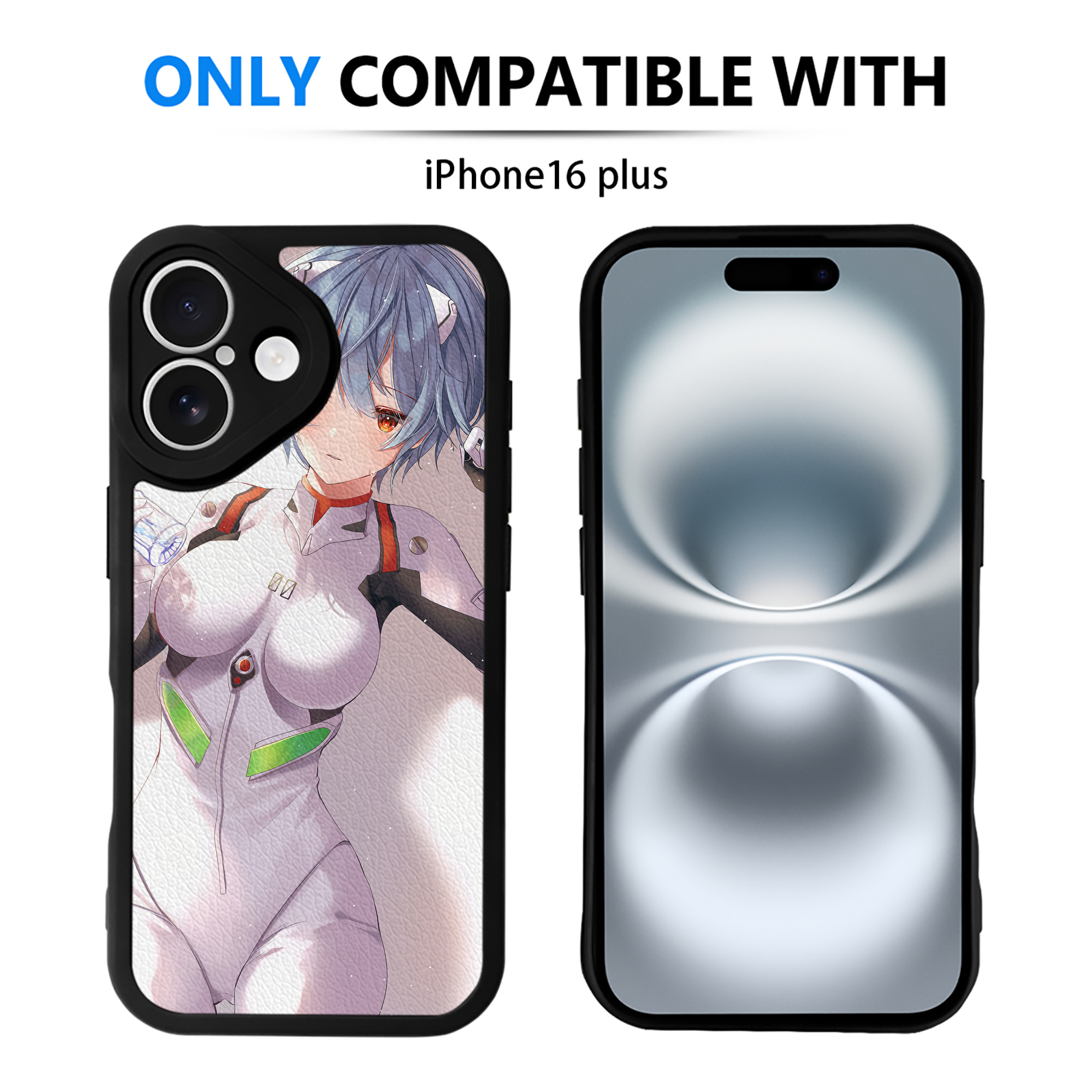 （画像用） EVA 新世紀エヴァンゲリオン 【iPhone 16シリーズ対応】シリコンスマホケース（レザー調） 材質：シリコン
